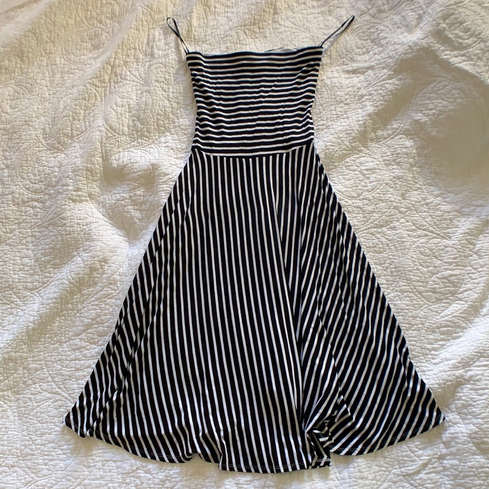 Felicity and coco striped midi dress.